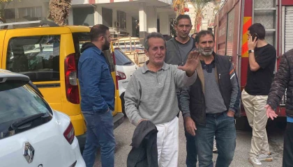 Madde bağımlısı genç, apartmanın deposunu yaktı, baba gözyaşlarına boğuldu