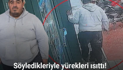 Markete girerken çamurlu ayakkabılarını çıkaran inşaat işçisi söyledikleriyle yürekleri ısıttı