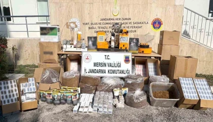 Mersinde 73 bin 500 adet kaçak makaron ele geçirildi