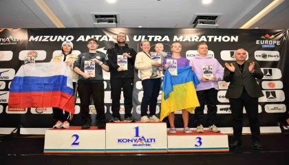 Nefes kesen maraton ödül töreni ile sona erdi