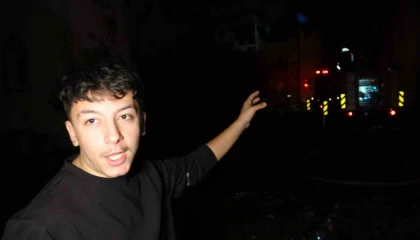 Önce patlama yaşandı, ardından alevler çatıyı sardı