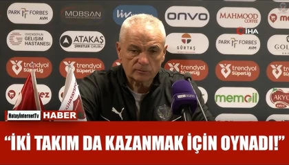 Rıza Çalımbay: Bize puan lazımdı, bu puanı da kazandık