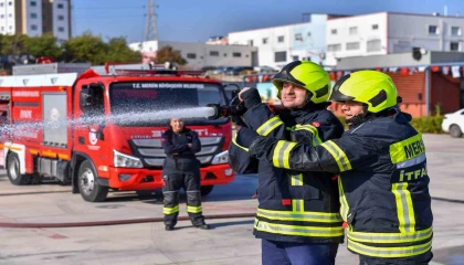 Serebral Palsi hastası gencin itfaiye eri olma hayali gerçek oldu