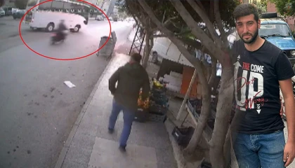 Servis midibüsü ile çarpışan motosikletin 24 yaşındaki sürücüsü öldü