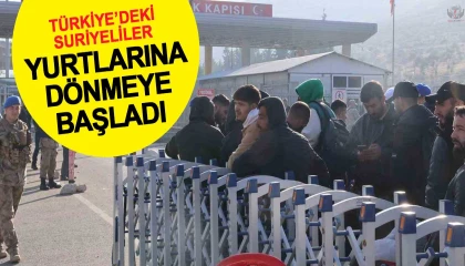 Suriyeliler Cilvegözünden ülkelerine dönmeye devam ediyor