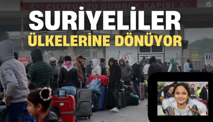 Suriyeliler Cilvegözünden yurtlarına dönüyor