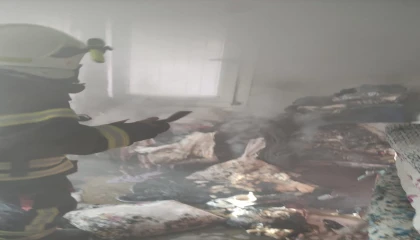 Tarsusta ev yangını