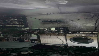 Tarsusta narenciye paketleme fabrikasında yangın