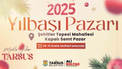Tarsusta Yılbaşı Pazarı başlıyor
