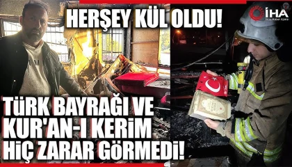 Ülkesine dönme hazırlığı yapan Suriyeli ailenin evi yangında küle döndü