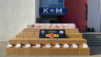 Adanada 2 milyon 350 bin gümrük kaçağı makaron ele geçirildi