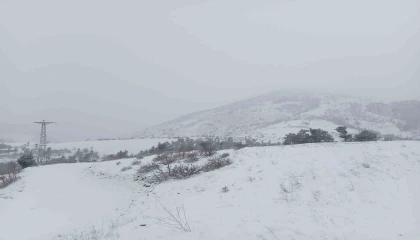 Adananın yüksek kesimlerinde kar yağışı etkili oldu