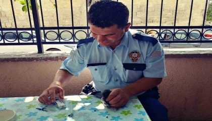 Ailesini katleden polis memuru 8 yıl önce güvercin kurtarmış