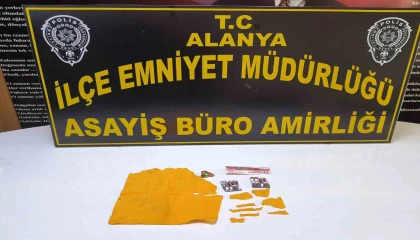 Alanyada uyuşturucu madde ele geçirildi, 1 şüpheli yakalandı