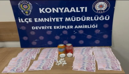 Antalyada 13 kilogram skunk ele geçirildi