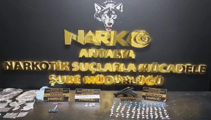 Antalyada son 1 haftada çok sayıda uyuşturucu madde ele geçirildi