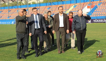 BAŞKAN DÖNMEZ SON ÇALIŞMALARI İZLEDİ