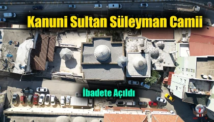 Depremde hasar alan tarihi cami restorasyon çalışmasının ardından ibadete açıldı