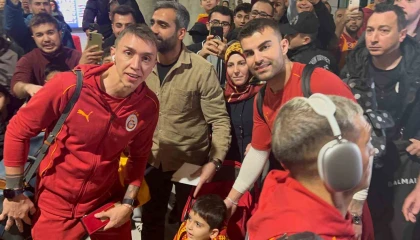 Galatasaray, Hatayspor maçı için Mersine geldi