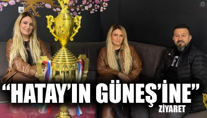 GAZETECİ ALİ CEREN’DEN “HATAY’IN GÜNEŞ’İNE” ZİYARET