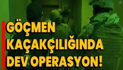 Hatay'da Göçmen Kaçakçılığı Operasyonu