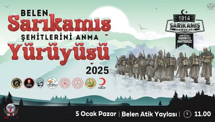 GÜL: SARIKAMIŞ ŞEHİTLERİ İÇİN YÜRÜYORUZ