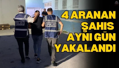Hatayda yakalama kararı ile aranan 4 şahıs tutuklandı