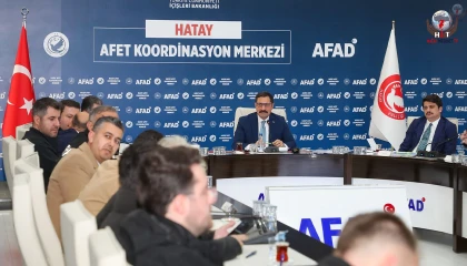 Hatay’da yürütülen konut çalışmaları değerlendirildi