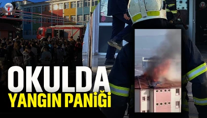 Hatayın Hassa ilçesinde okul yangını