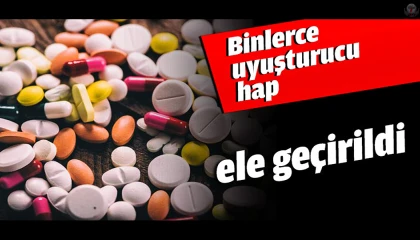 İskenderunda uyuşturucu hap ele geçirildi