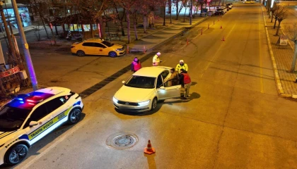 Ispartada trafik ve asayiş denetiminde 7 araç trafikten men edildi