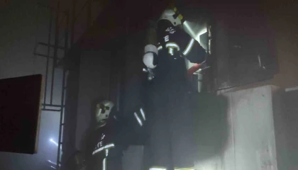 Kahramanmaraşta fabrika yangını