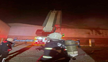 Kahramanmaraşta iş yeri yangını