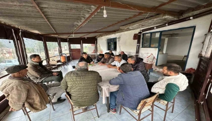 Mersinde köylüler orman yangınına karşı eğitiliyor