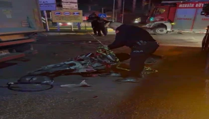 Mersinde trafik kazası: 1 ölü, 2 yaralı