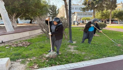 Silifkede park ve yeşil alanlar bakıma alındı