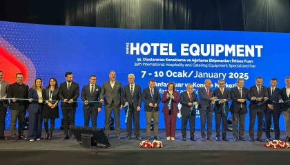 Uluslararası Konaklama ve Ağırlama Ekipmanları İhtisas Fuarı Antalyada açıldı