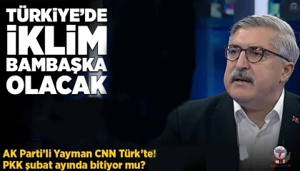 YAYMAN: PKK YOLUN SONUNA GELDİ
