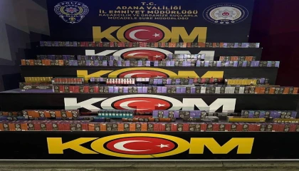Adanada bin paket kaçak elektronik sigara kiti ele geçirildi