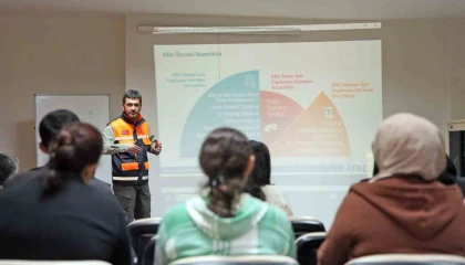 Alanyada deprem hazırlık semineri