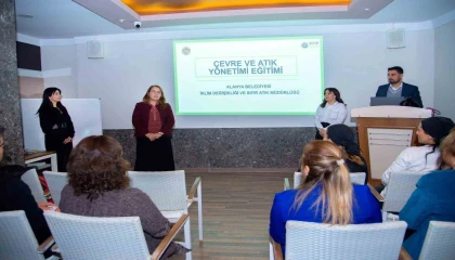 Alanyada otel personeline sıfır atık eğitimi verildi