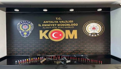 Alanyada suç örgütüne darbe: 8 şüpheli tutuklandı