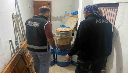 Antalyada 177 kilogram siyanür ele geçirildi