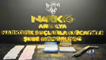 Antalyada narkotik suçlardan son 1 haftada 20 şahıs tutuklandı