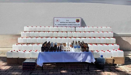 Antalyada sahte alkol operasyonu: 1 kişi tutuklandı
