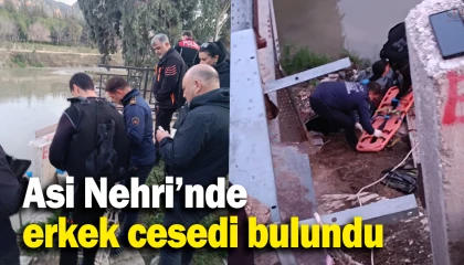 Asi Nehrinde erkek cesedi bulundu