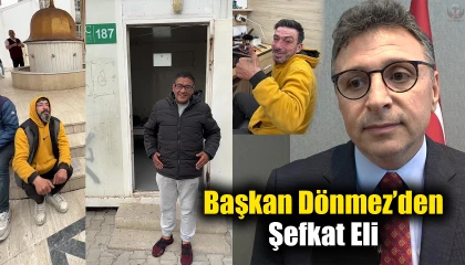 Başkan Dönmez, sokakta yaşayan 3 vatandaşa devletin şefkat elini uzattı