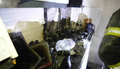 Burdurda mutfakta çıkan yangında 1 kişi dumandan etkilendi