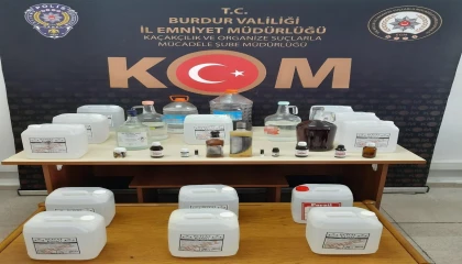 Burdurda sahte alkol satan 8 şüpheliye adli işlem yapıldı