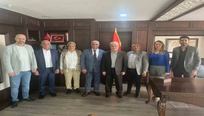 Çorum İş İnsanları Platformu, Kepez Kaymakamı Şahin ile bir araya geldi